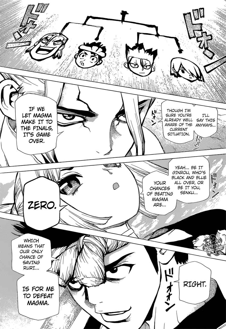 Dr. Stone Manga Chapter 37 page 6 - Science-User Chrome scene