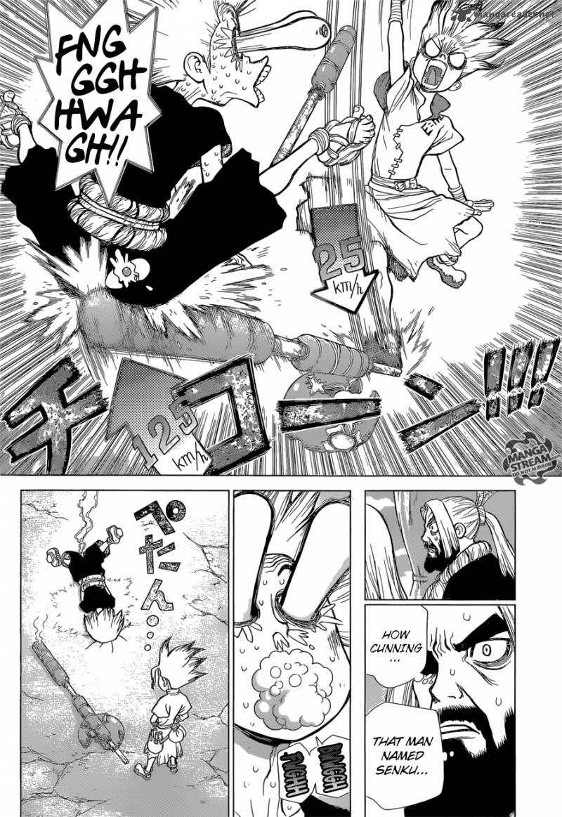 Dr. Stone Manga Chapter 39 page 14 - And the Winner is... scene