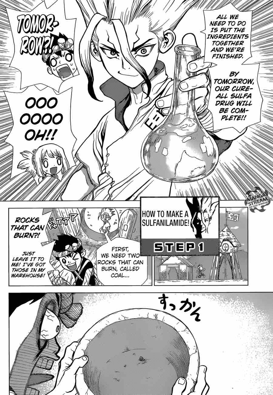 Dr. Stone Manga Chapter 40 page 10 - Two Million Years in the Making scene