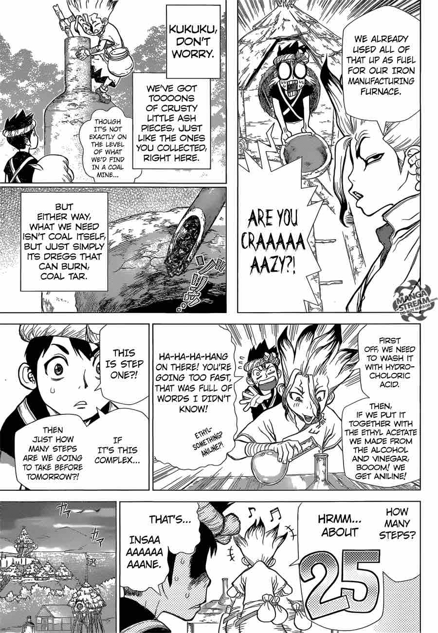 Dr. Stone Manga Chapter 40 page 11 - Two Million Years in the Making scene