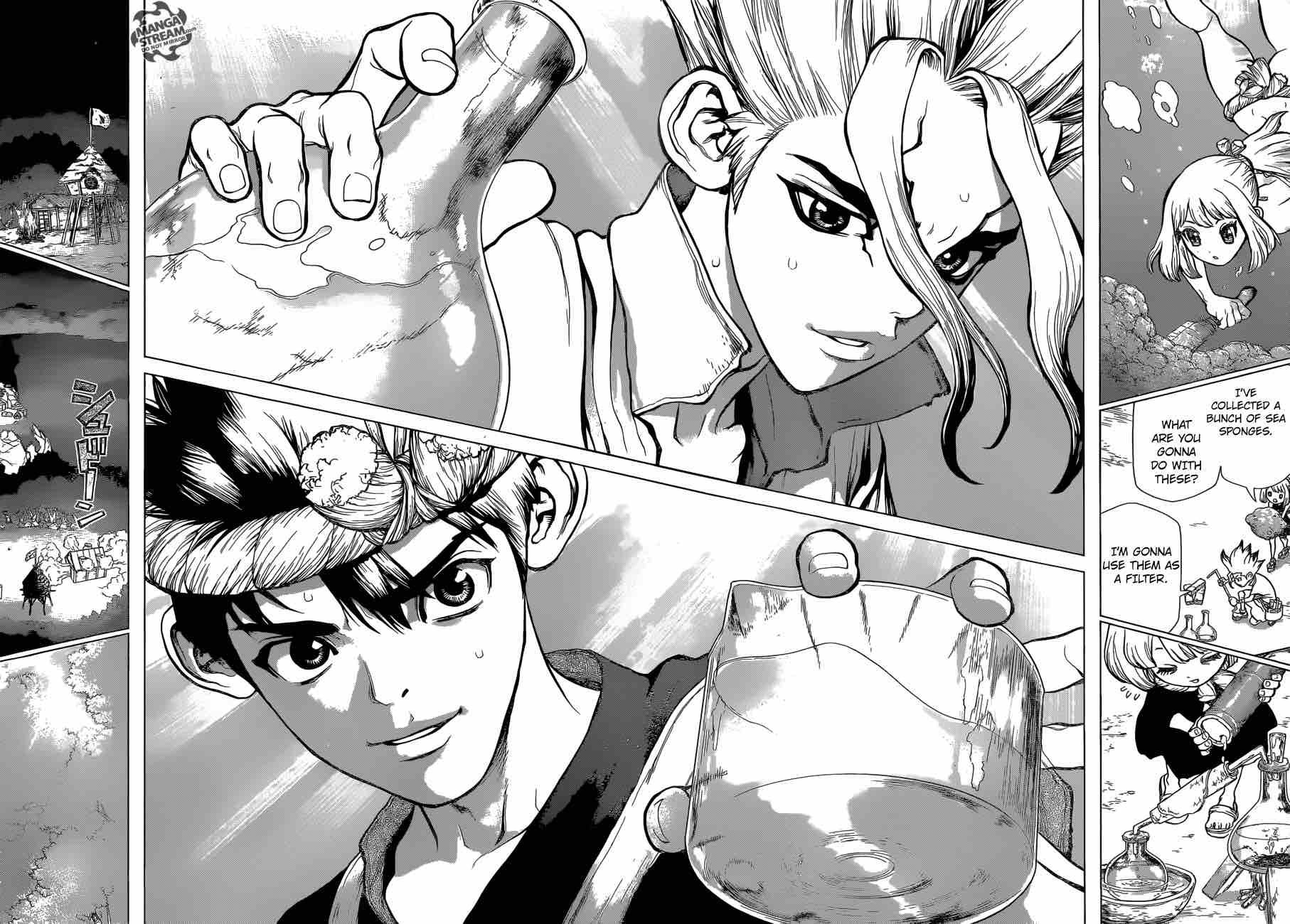 Dr. Stone Manga Chapter 40 page 12 - Two Million Years in the Making scene