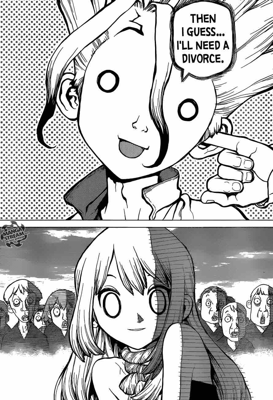 Dr. Stone Manga Chapter 40 page 5 - Two Million Years in the Making scene