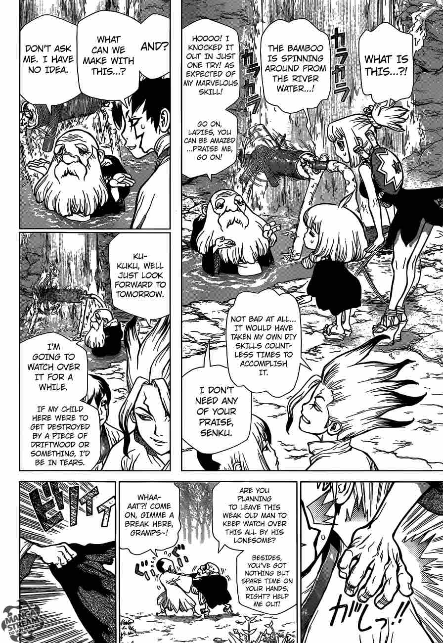Dr. Stone Manga Chapter 40 page 8 - Two Million Years in the Making scene