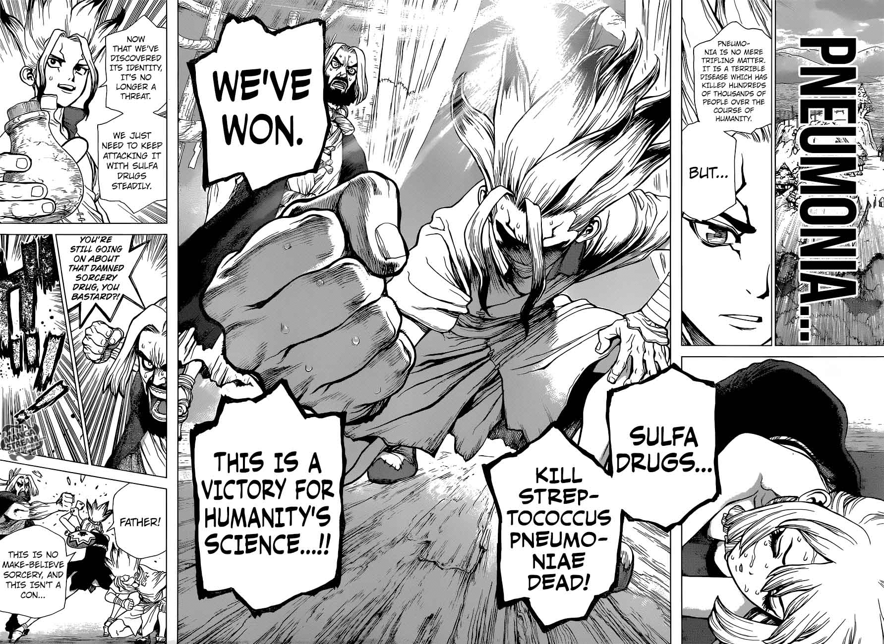 Dr. Stone Manga Chapter 41 page 10 - Doctor Stone scene