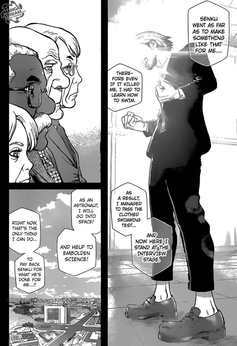 Dr. Stone Manga Chapter 42 page 14 - Tale for the Ages scene