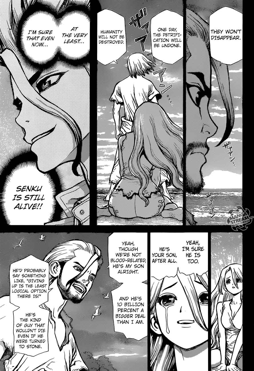 Dr. Stone Manga Chapter 44 page 16 - One Hundred Nights, One Thousand Skies scene