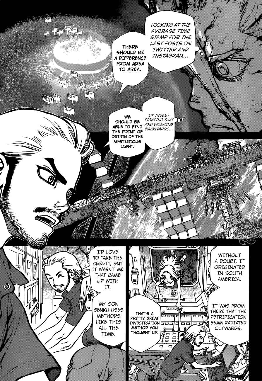 Dr. Stone Manga Chapter 44 page 3 - One Hundred Nights, One Thousand Skies scene