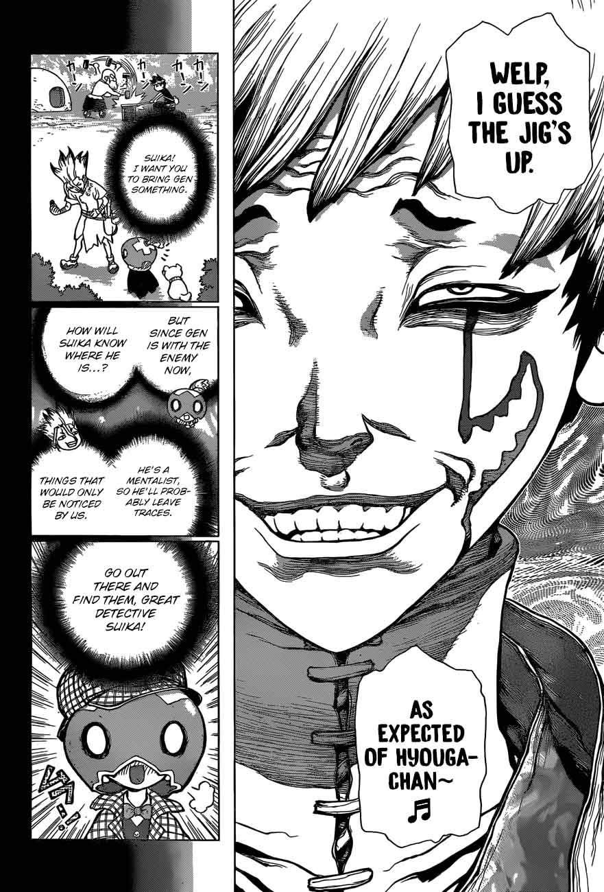 Dr. Stone Manga Chapter 48 page 14 - Blade of Science scene