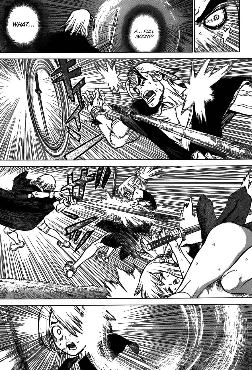 Dr. Stone Manga Chapter 48 page 6 - Blade of Science scene