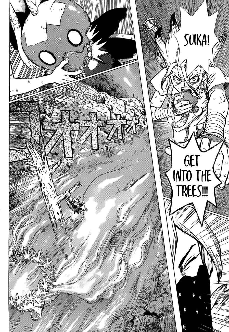 Dr. Stone Manga Chapter 49 page 11 - To the Present scene