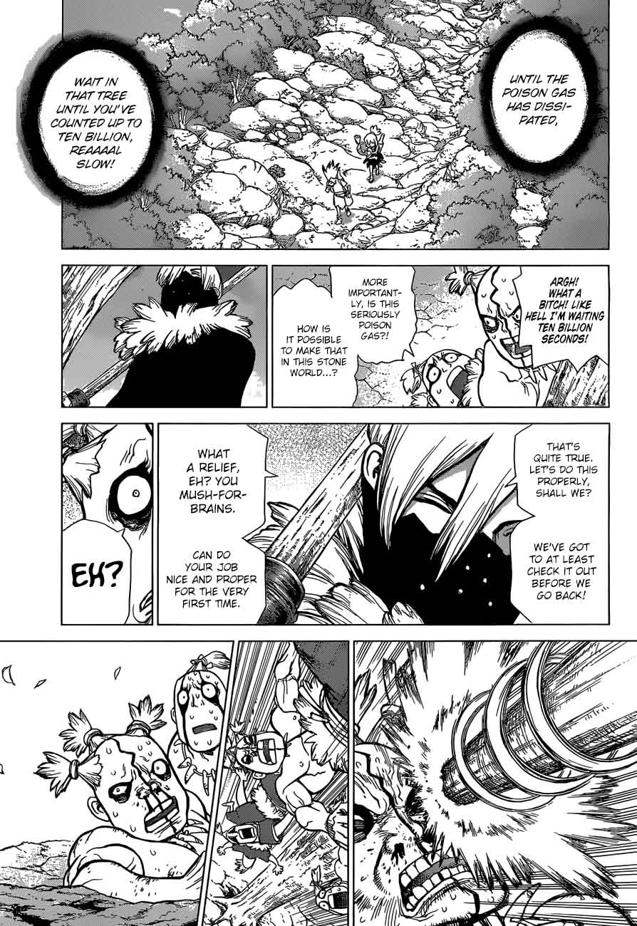 Dr. Stone Manga Chapter 49 page 14 - To the Present scene