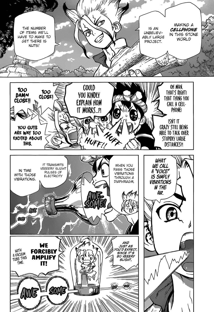 Dr. Stone Manga Chapter 51 page 2 - Sweets for the Stone World scene