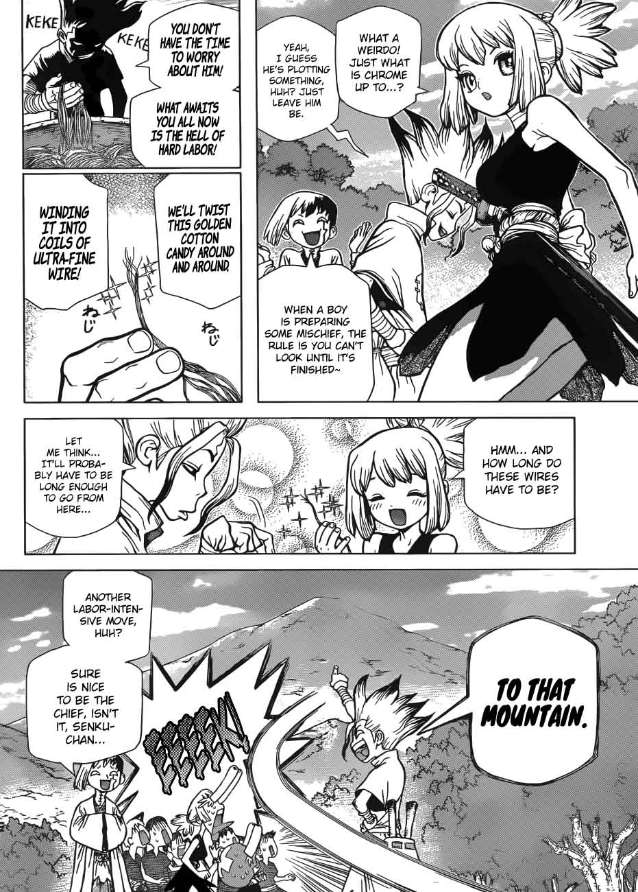 Dr. Stone Manga Chapter 52 page 14 - Age of Energy scene