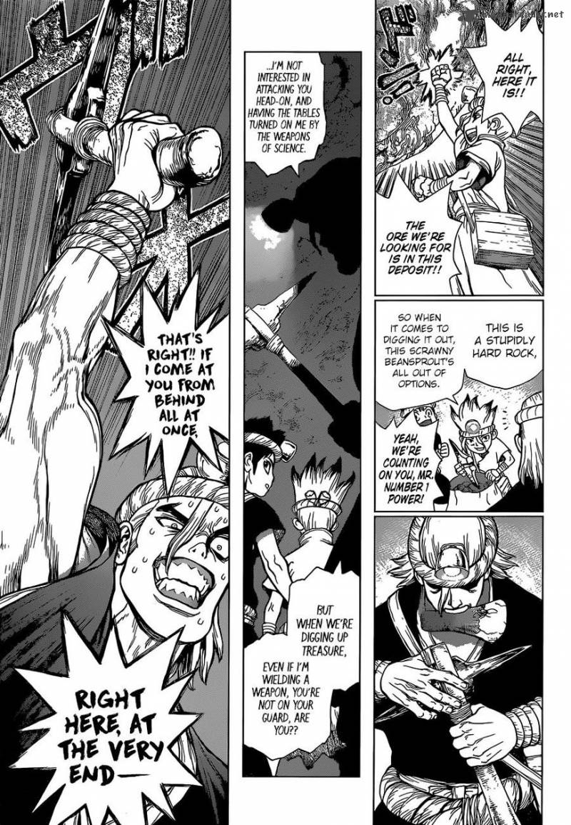 Dr. Stone Manga Chapter 56 page 5 - The Treasure scene