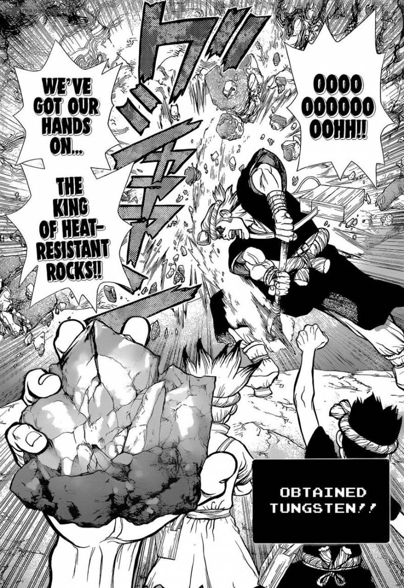 Dr. Stone Manga Chapter 56 page 8 - The Treasure scene