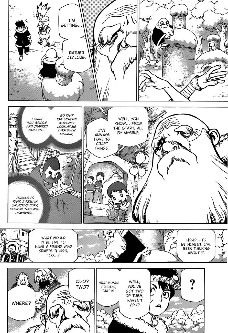 Dr. Stone Manga Chapter 57 page 10 - Heat Heart scene