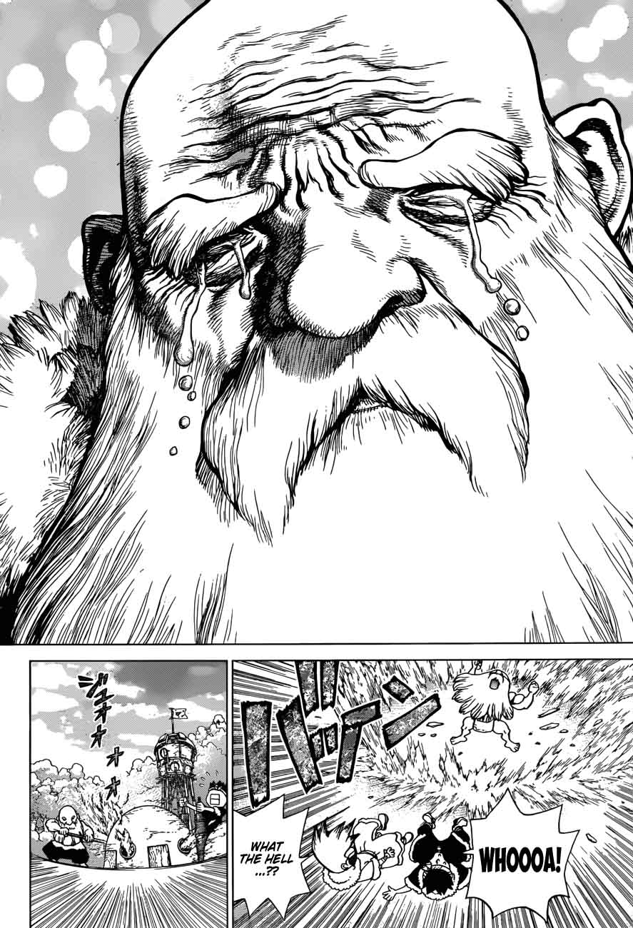 Dr. Stone Manga Chapter 57 page 12 - Heat Heart scene