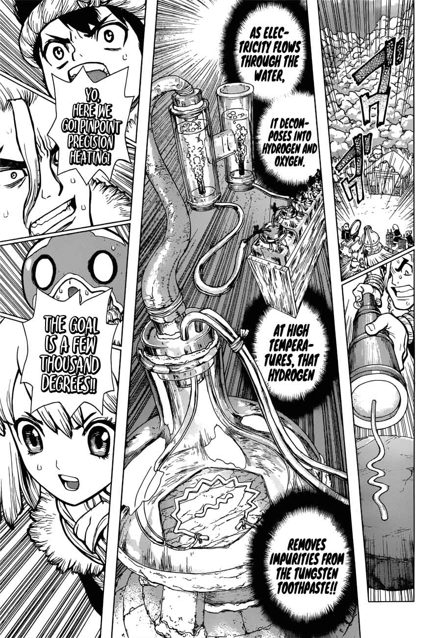 Dr. Stone Manga Chapter 57 page 19 - Heat Heart scene