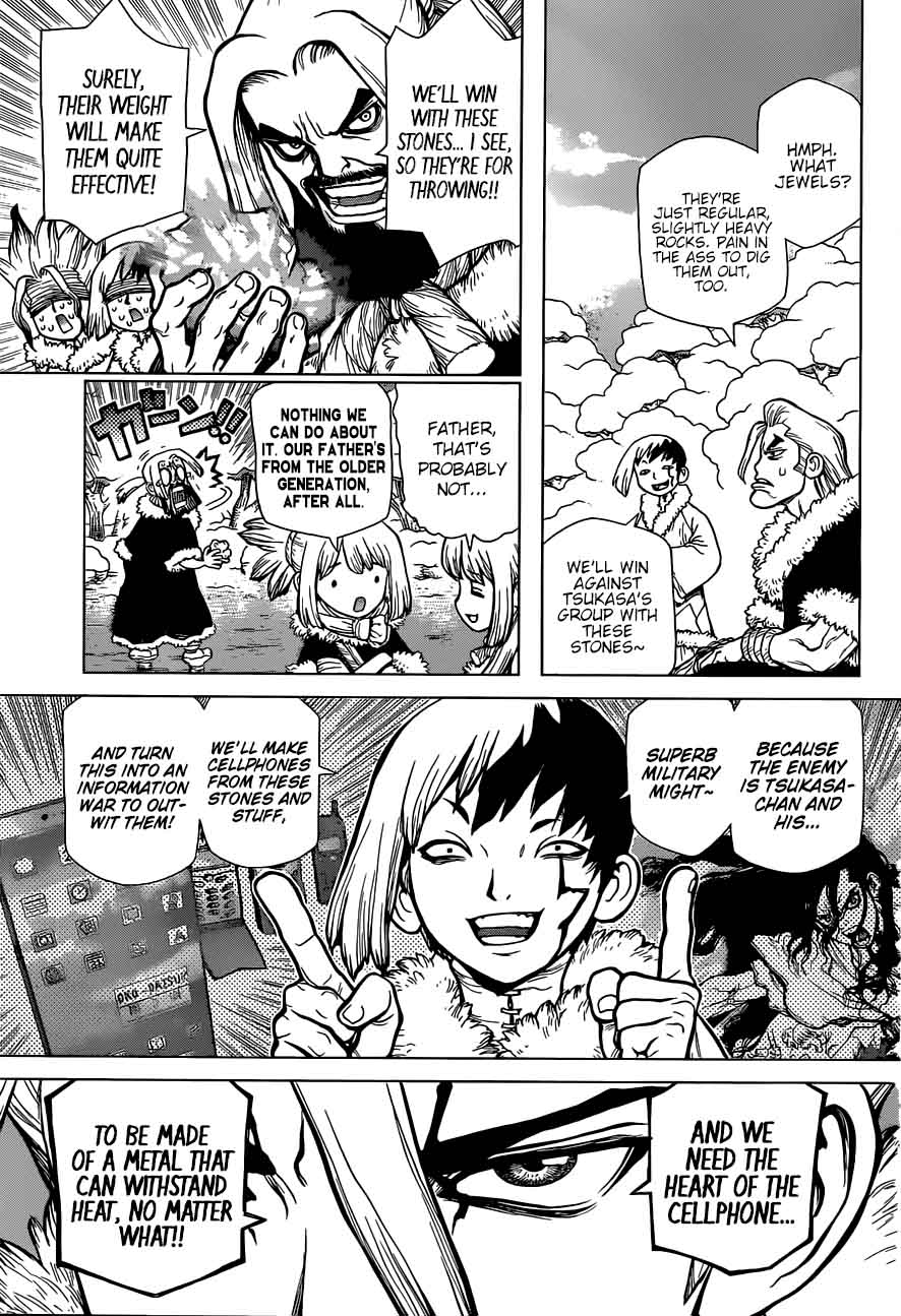 Dr. Stone Manga Chapter 57 page 3 - Heat Heart scene