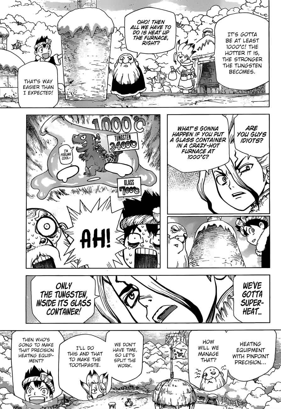 Dr. Stone Manga Chapter 57 page 7 - Heat Heart scene