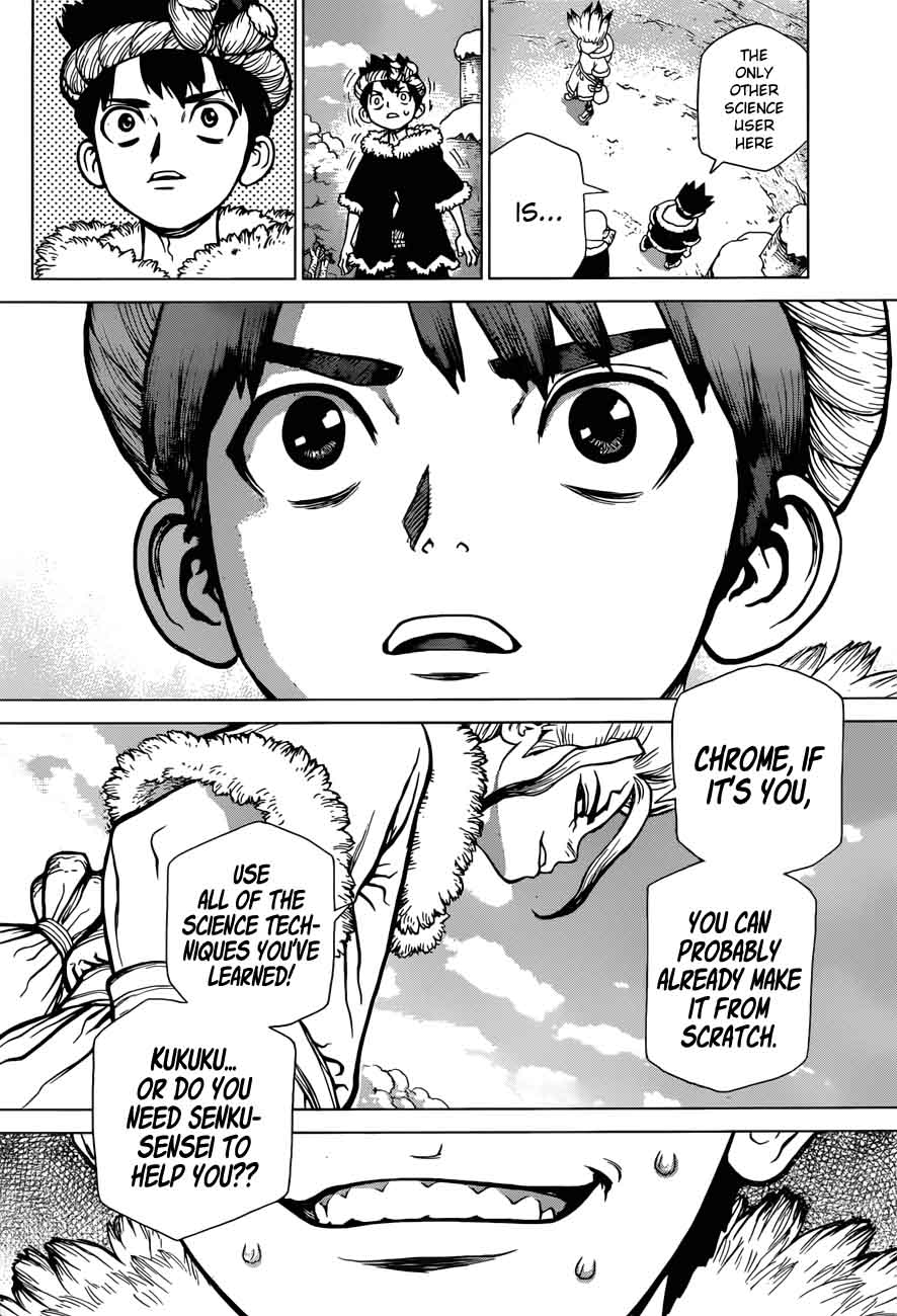 Dr. Stone Manga Chapter 57 page 8 - Heat Heart scene