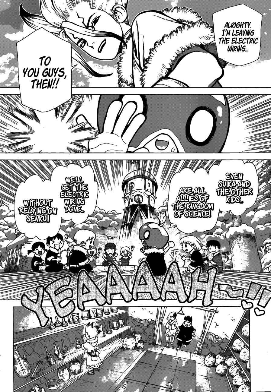 Dr. Stone Manga Chapter 58 page 8 - Wave of Science scene