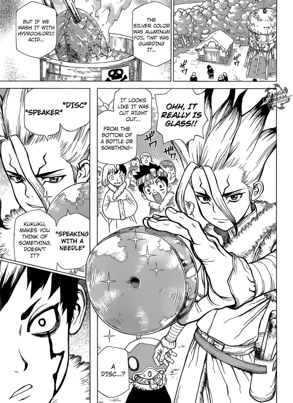 Dr. Stone Manga Chapter 59 page 16 - Voices from Here to Eternity scene