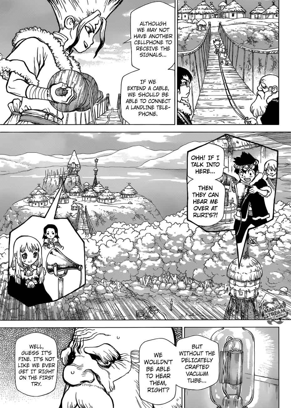 Dr. Stone Manga Chapter 59 page 6 - Voices from Here to Eternity scene
