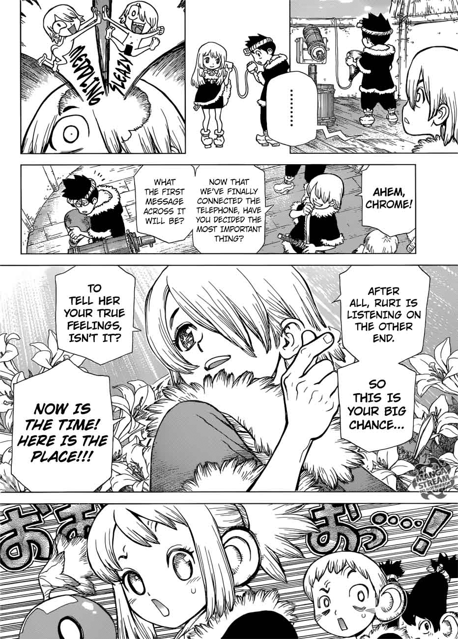 Dr. Stone Manga Chapter 59 page 7 - Voices from Here to Eternity scene