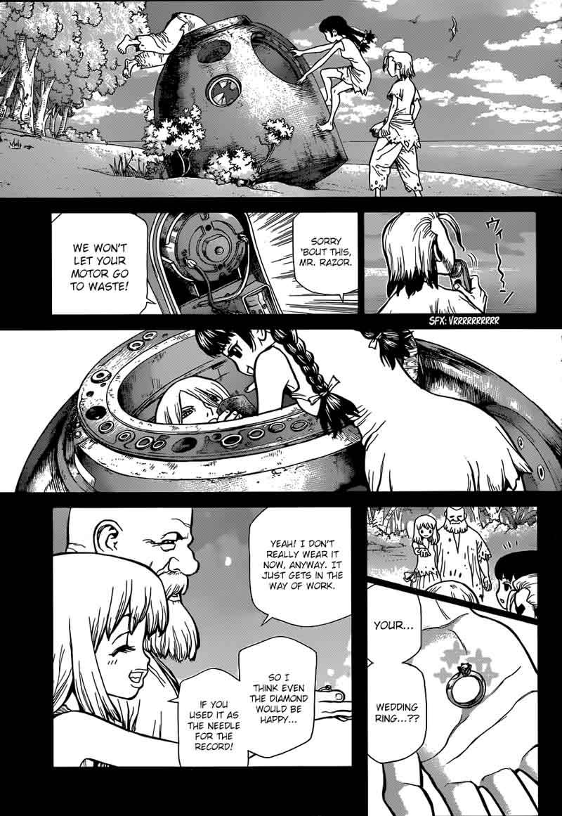 Dr. Stone Manga Chapter 60 page 5 - Angel's Song, Devil's Whisper scene
