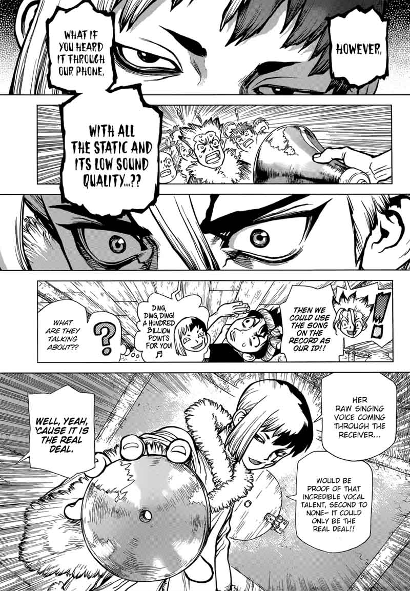Dr. Stone Manga Chapter 61 page 5 - Stone Wars Begin scene