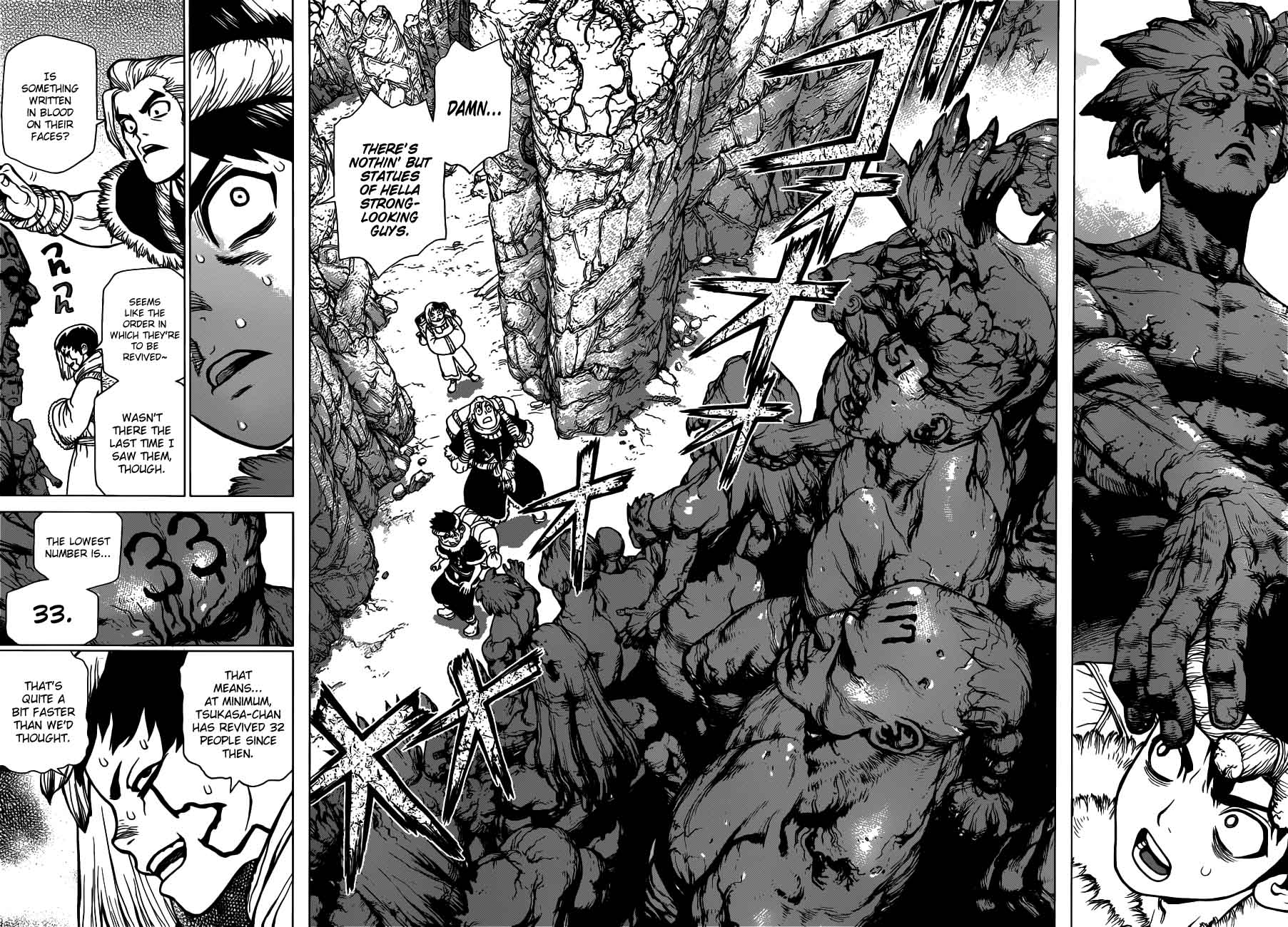 Dr. Stone Manga Chapter 64 page 2 - Hotline scene