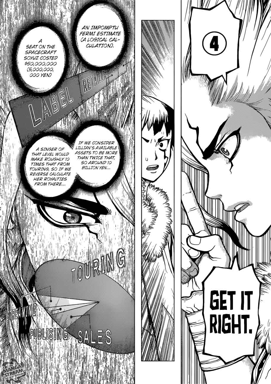 Dr. Stone Manga Chapter 66 page 10 - Liars and Truth Tellers scene
