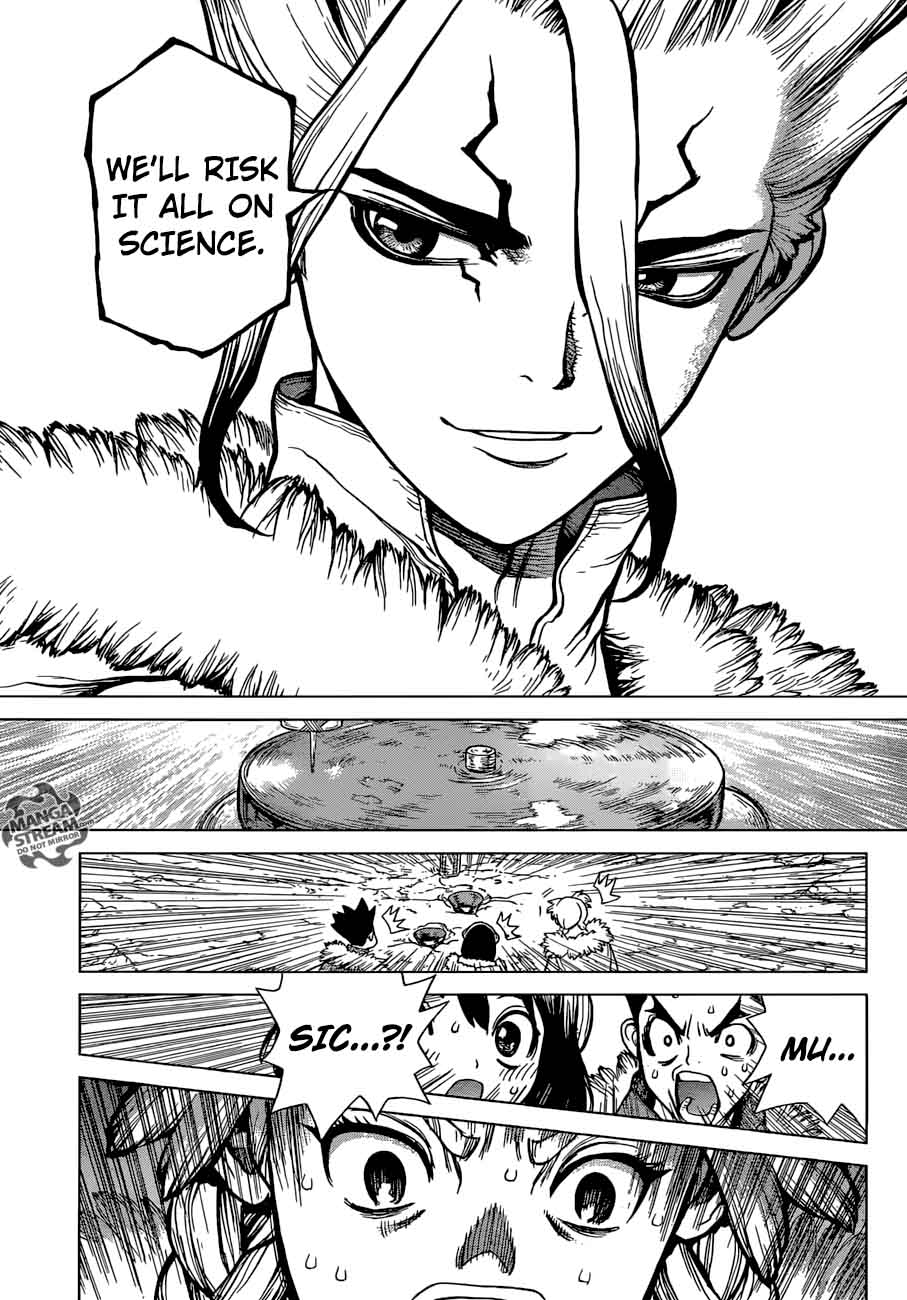 Dr. Stone Manga Chapter 66 page 15 - Liars and Truth Tellers scene