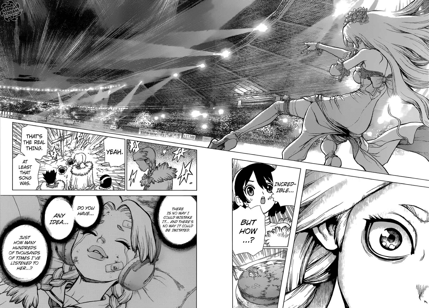 Dr. Stone Manga Chapter 66 page 16 - Liars and Truth Tellers scene