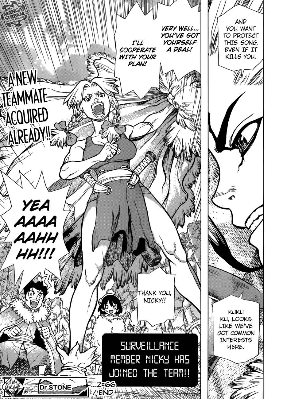 Dr. Stone Manga Chapter 66 page 20 - Liars and Truth Tellers scene