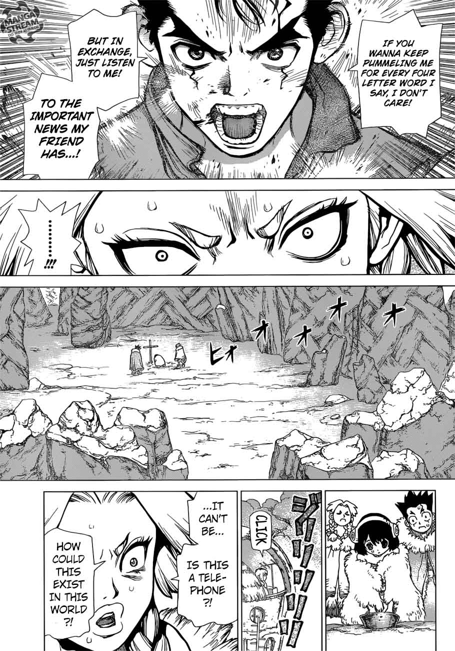 Dr. Stone Manga Chapter 66 page 5 - Liars and Truth Tellers scene