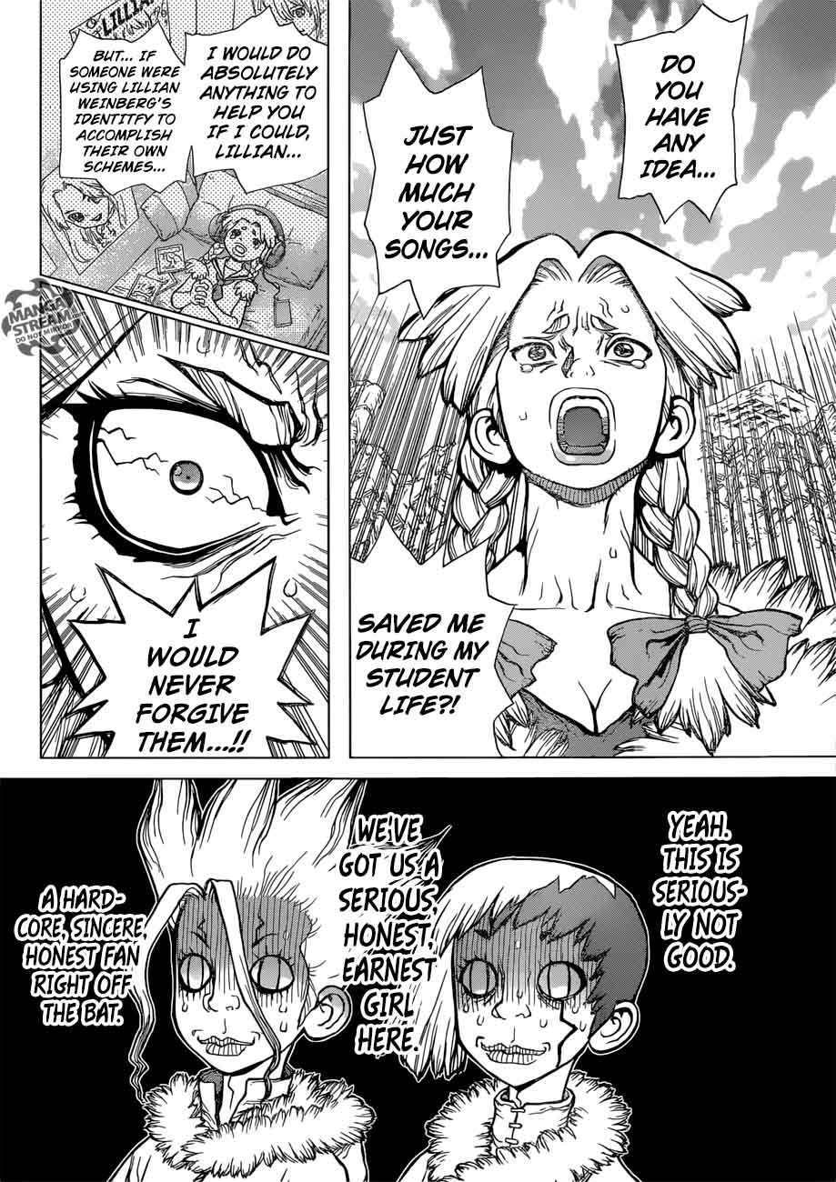 Dr. Stone Manga Chapter 66 page 8 - Liars and Truth Tellers scene