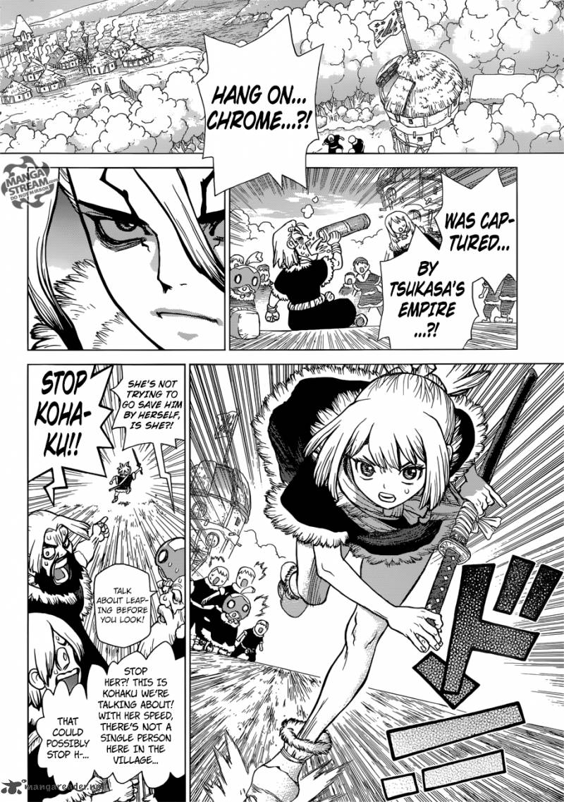 Dr. Stone Manga Chapter 67 page 13 - Full Mobilization scene