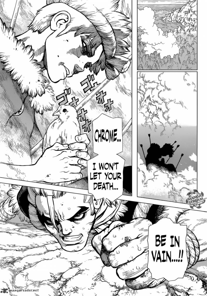 Dr. Stone Manga Chapter 67 page 7 - Full Mobilization scene