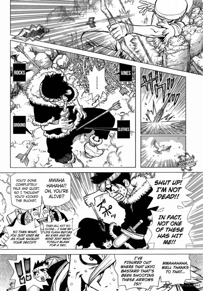 Dr. Stone Manga Chapter 67 page 8 - Full Mobilization scene