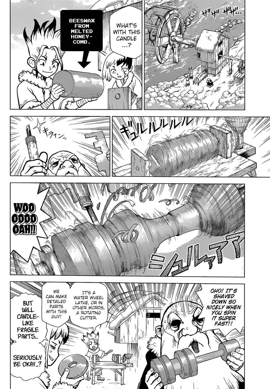 Dr. Stone Manga Chapter 68 page 3 - Flames of Revolution scene