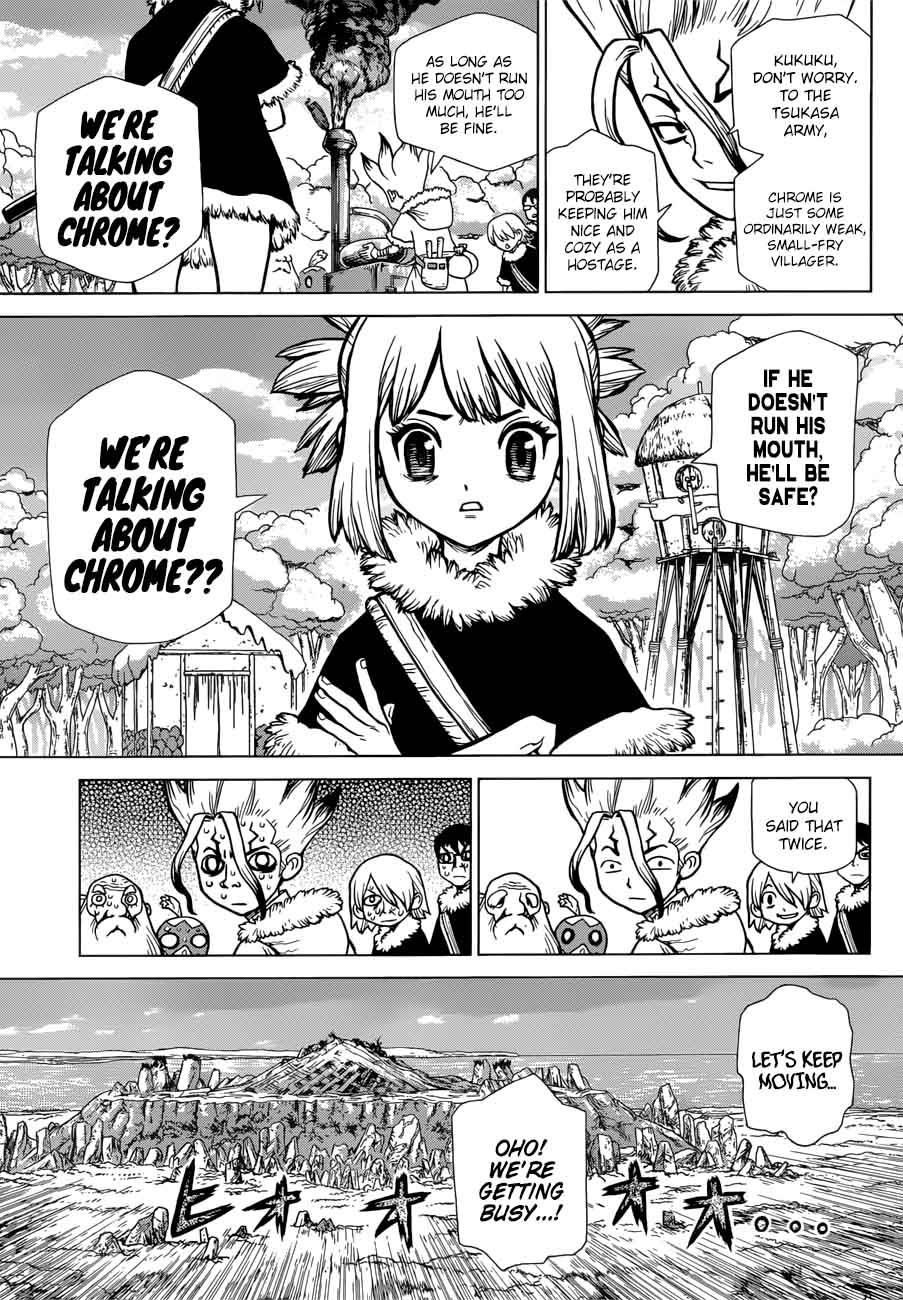 Dr. Stone Manga Chapter 68 page 6 - Flames of Revolution scene