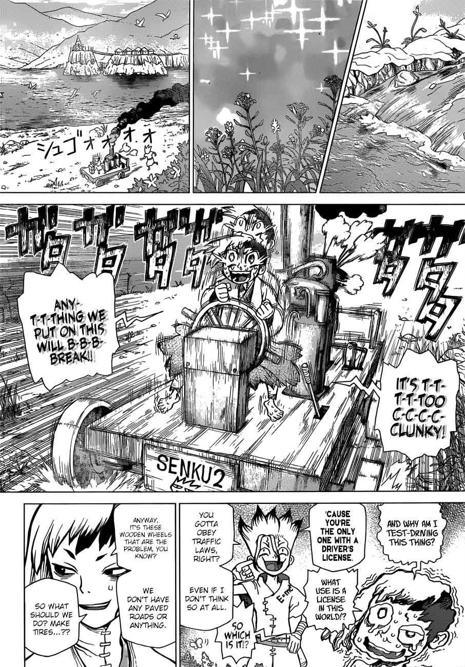 Dr. Stone Manga Chapter 69 page 4 - Steam Gorilla scene