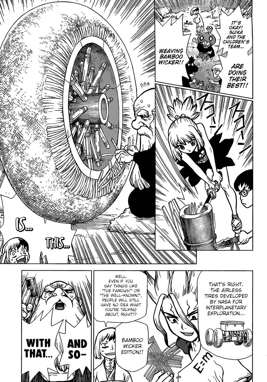 Dr. Stone Manga Chapter 69 page 5 - Steam Gorilla scene