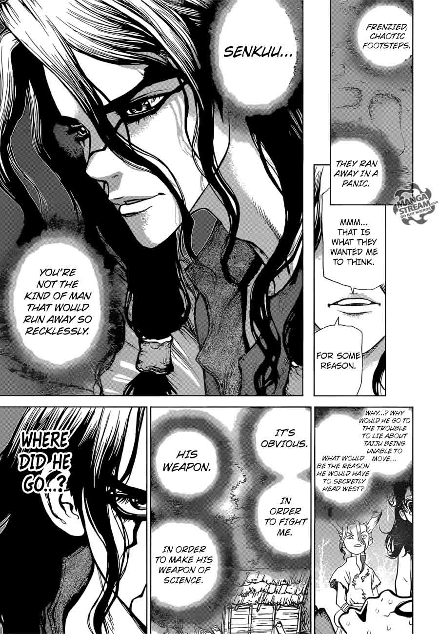 Dr. Stone Manga Chapter 7 page 13 - The Gunpowder Adventure scene