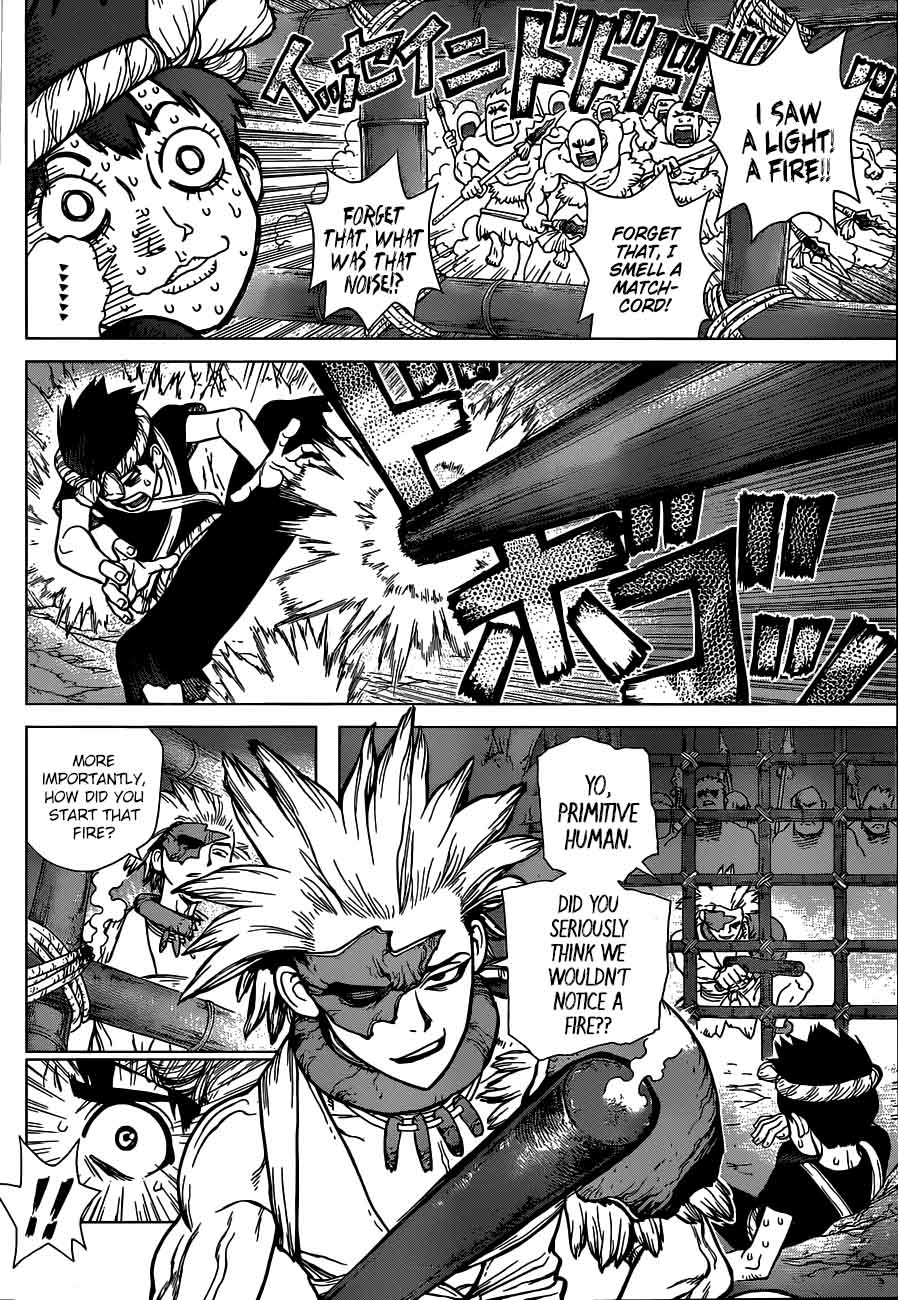 Dr. Stone Manga Chapter 71 page 11 - Prison Break scene