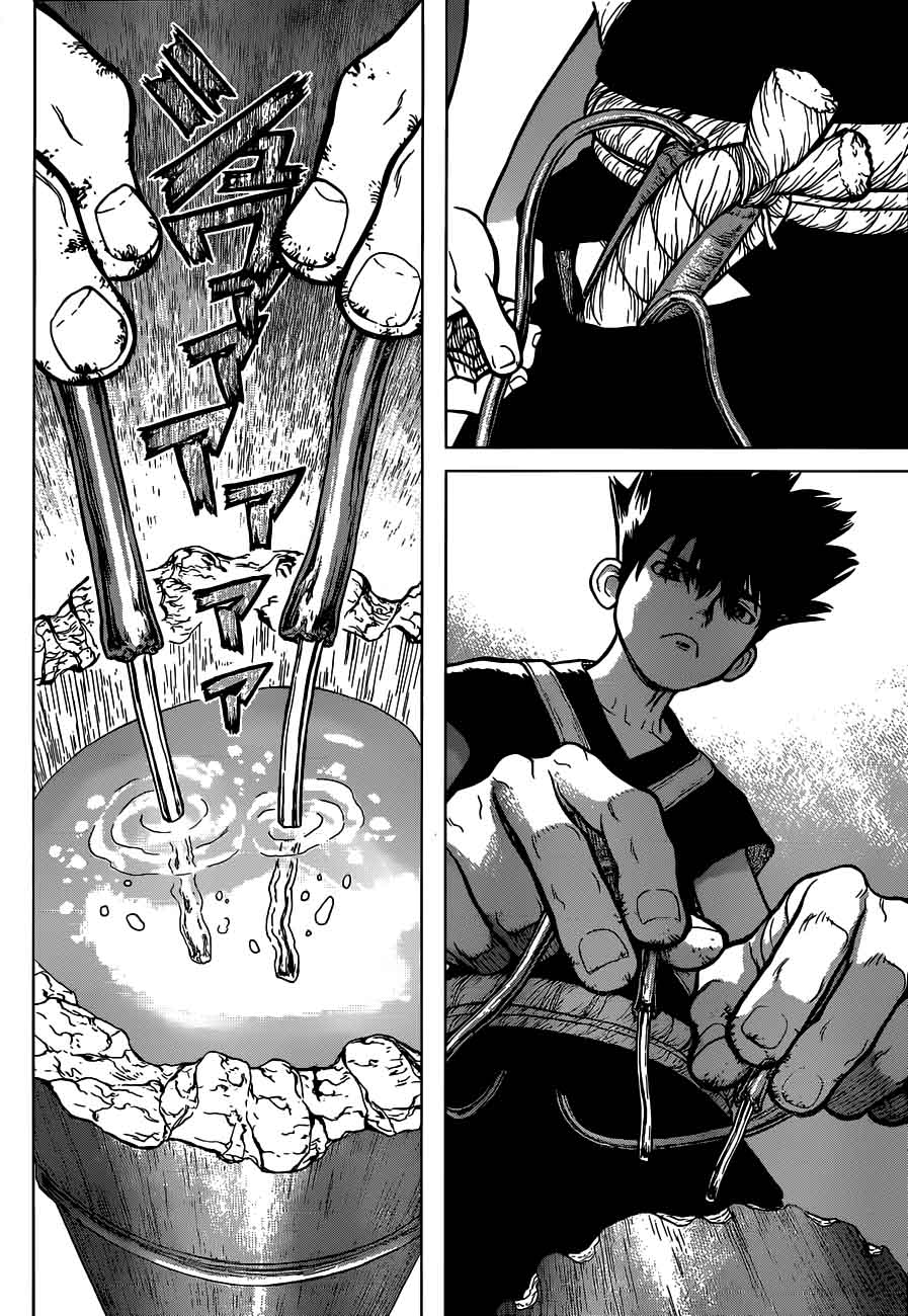 Dr. Stone Manga Chapter 71 page 17 - Prison Break scene