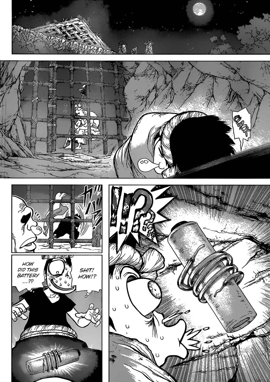 Dr. Stone Manga Chapter 71 page 9 - Prison Break scene