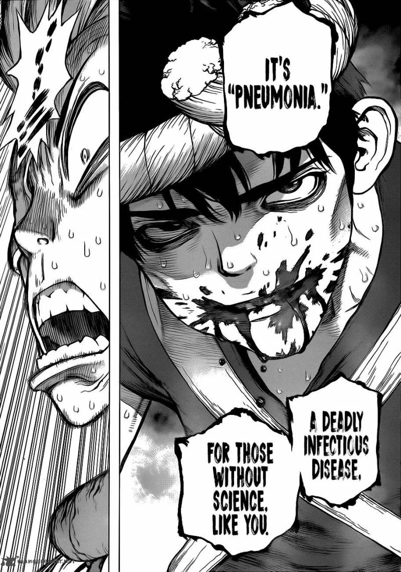 Dr. Stone Manga Chapter 72 page 11 - Experience Points scene